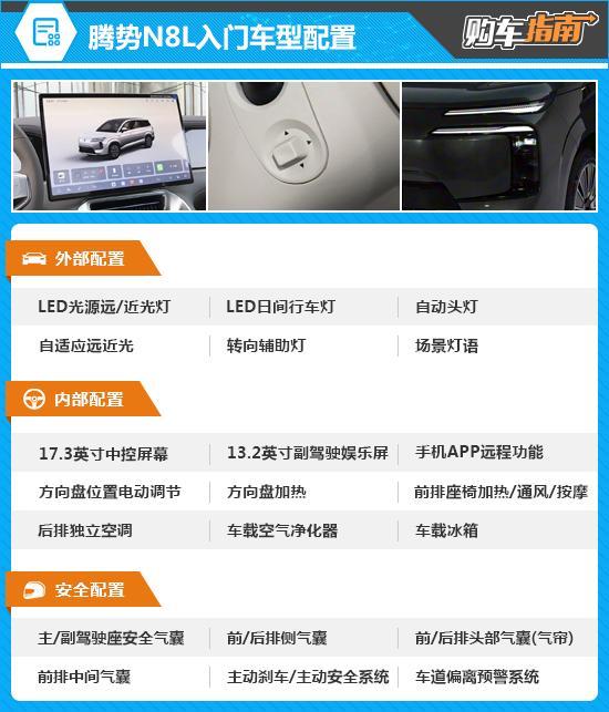 025款腾势N8L购车指南尊龙AG网站推荐尊荣型 2(图3)